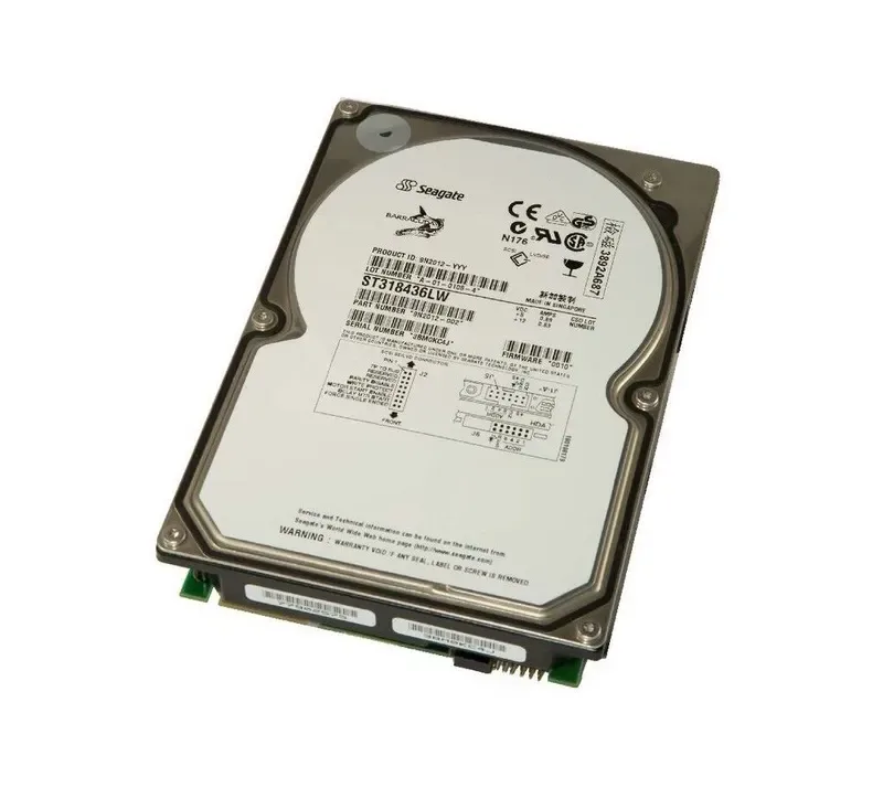 9N2012-002 - Seagate BarraCuda 18XL 18.2GB 7200RPM Ultra160 SCSI 68-Pin 2MB Cache 3.5-inch Hard Drive