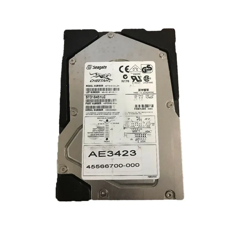 9P2006-010 - Seagate Cheetah X15 18.4GB 15000RPM Ultra160 SCSI 80-Pin 4MB Cache 3.5-inch Hard Drive