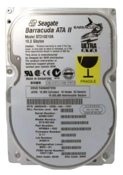 9P3004-032 - Seagate BarraCuda 10.2GB 7200RPM ATA-66 2MB Cache 3.5-inch Hard Drive