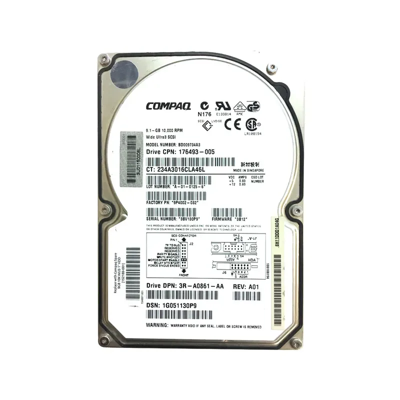 9P4002-032 - Seagate 9GB 10000RPM Ultra160 SCSI 3.5-inch Hard Drive