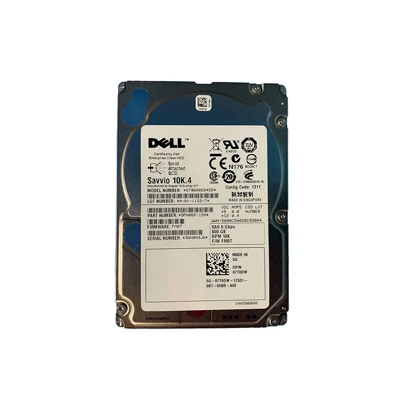 9PN066-150 - Seagate 600GB 10000RPM SAS 6Gb/s 16MB Cache 2.5-inch Hard Drive