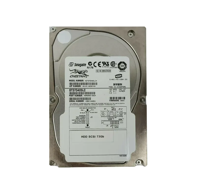 9R6006-002 - Seagate Cheetah 73LP 73.4GB 10000RPM Ultra160 SCSI 80-Pin 4MB Cache 3.5-inch Hard Drive
