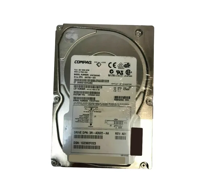 9R6006-048 - Seagate 73GB 10000RPM Ultra160 SCSI 3.5-inch Hard Drive