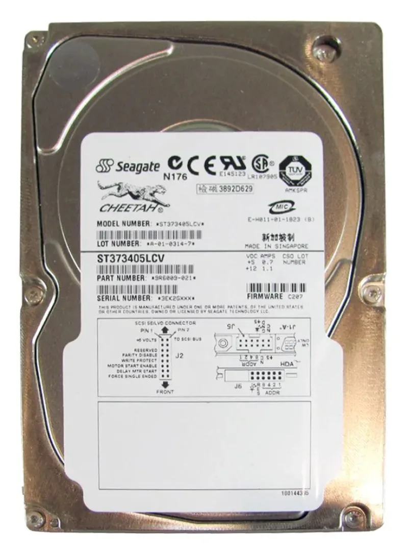 9R6009-021 - Seagate Cheetah 73LP 73.4GB 10000RPM Ultra160 SCSI 80-Pin 16MB Cache 3.5-inch Hard Drive