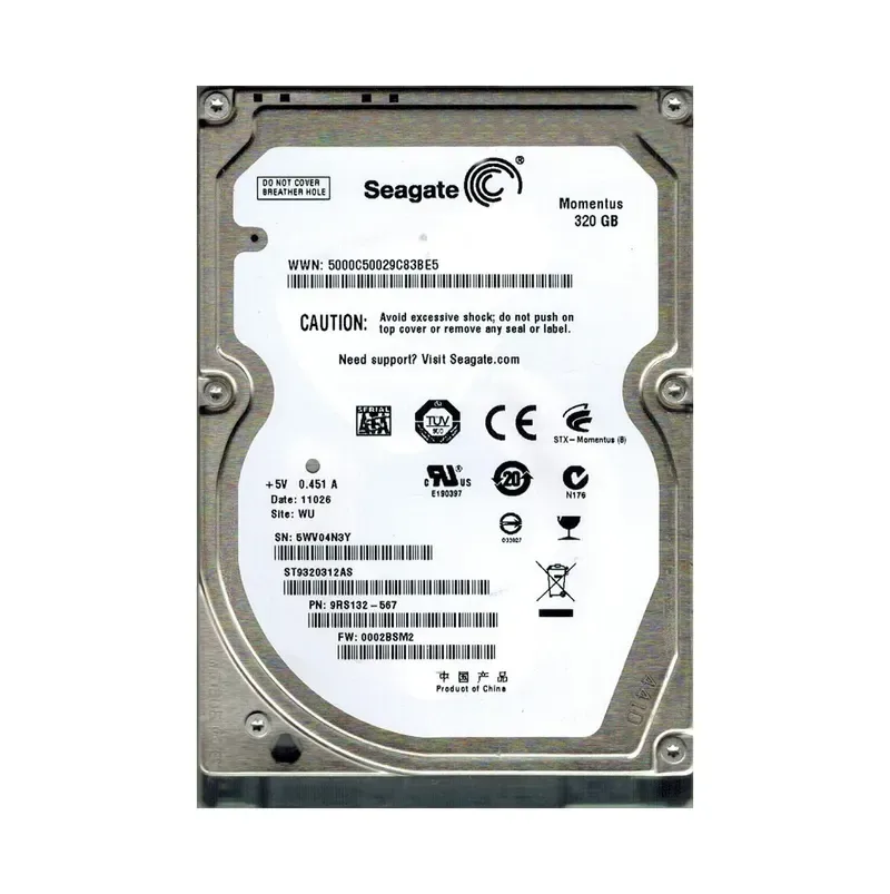 9RS132-567 - Seagate 640GB 5400RPM SATA 3Gb/s 2.5-inch Hard Drive