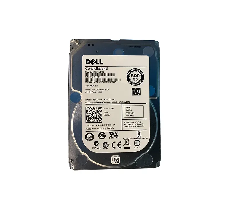 9RZ164-136 - Seagate 500GB 7200RPM SAS 6Gb/s SFF 2.5-inch Hard Drive
