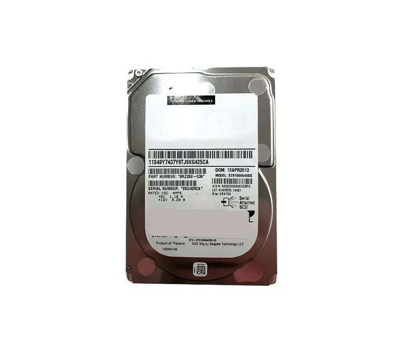 9RZ268-039 - Seagate 1TB 7200RPM SAS 6Gb/s 64MB Cache 2.5-inch Hard Drive