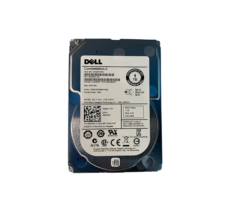 9RZ268-150 - Seagate 1TB 7200RPM SAS 6Gb/s 64MB Cache Near Line 2.5-inch Hard Drive