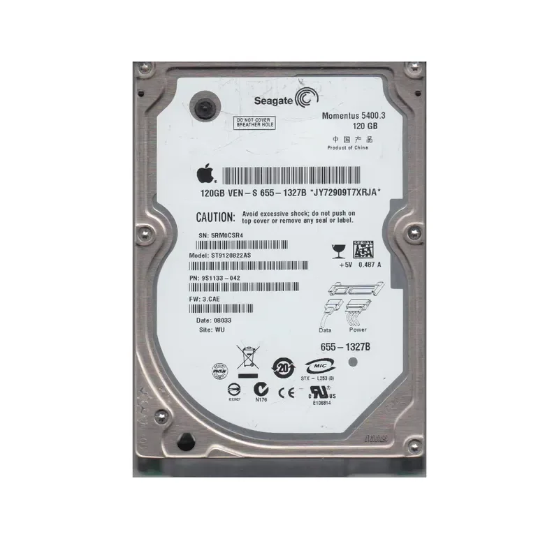 9S1133-042 - Seagate Momentus 5400.3 120GB 5400RPM SATA 1.5Gb/s 8MB Cache 2.5-inch Hard Drive