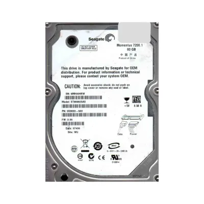 9S3833-503 - Seagate 80GB 7200RPM SATA 1.5Gb/s 2.5-inch Hard Drive