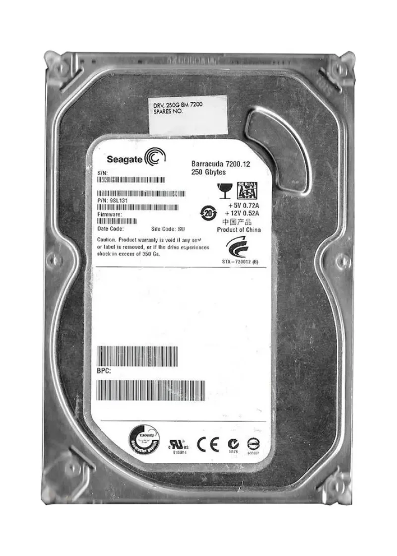 9SL131-024 - HP / Seagate BarraCuda 7200.12 250GB 7200RPM SATA 3Gb/s 8MB Cache 3.5-inch Hard Drive