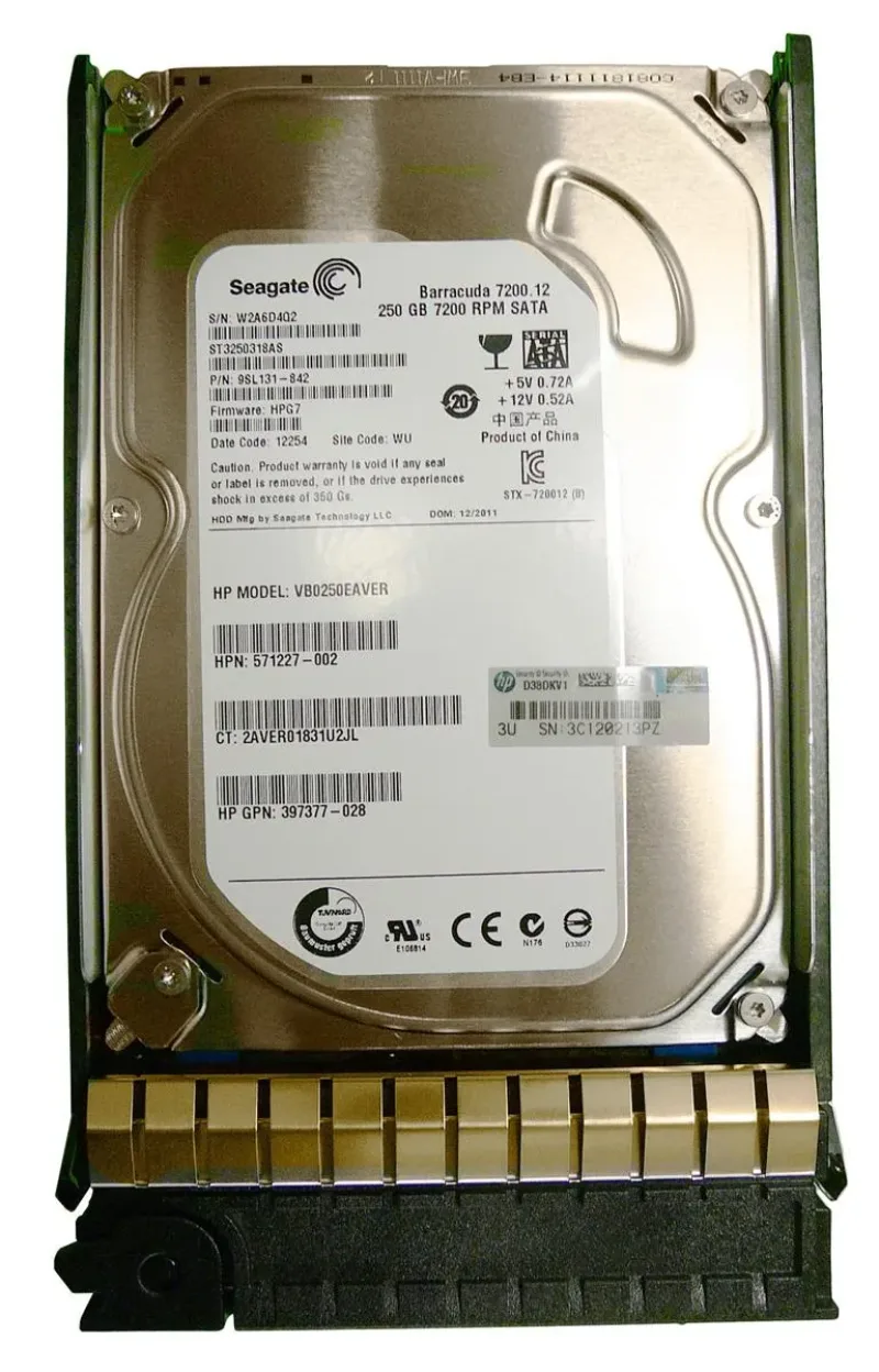 9SL131-842 - Seagate BarraCuda 7200.12 250GB 7200RPM SATA 3Gb/s 8MB Cache 3.5-inch Hard Drive