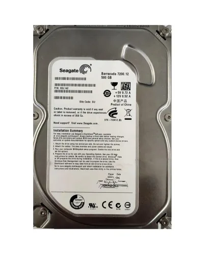 9SL142-710 - Seagate BarraCuda 7200.12 500GB 7200RPM SATA 3Gb/s 16MB Cache 3.5-inch Hard Drive