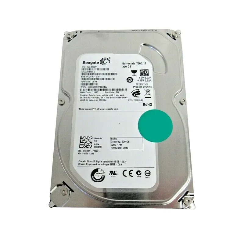 9SL14C-519 - Seagate BarraCuda 7200.12 320GB 7200RPM SATA 3Gb/s 16MB Cache (CE) 3.5-inch Hard Drive