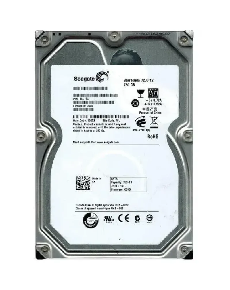 9SL153-515 - Seagate BarraCuda 7200.12 750GB 7200RPM SATA 3Gb/s 32MB Cache 3.5-inch Hard Drive
