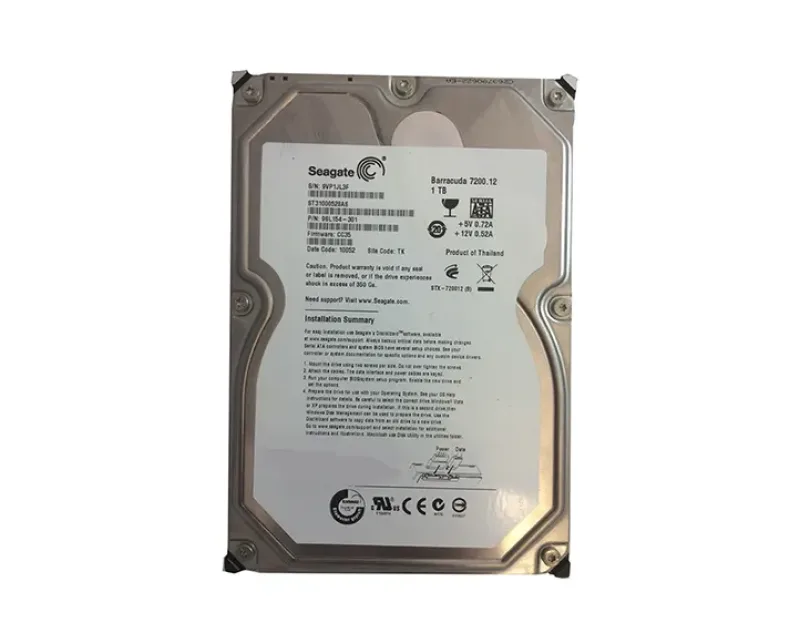 9SL154-301 - Seagate BarraCuda 7200.12 1TB 7200RPM SATA 6Gb/s 32MB Cache 3.5-inch Hard Drive