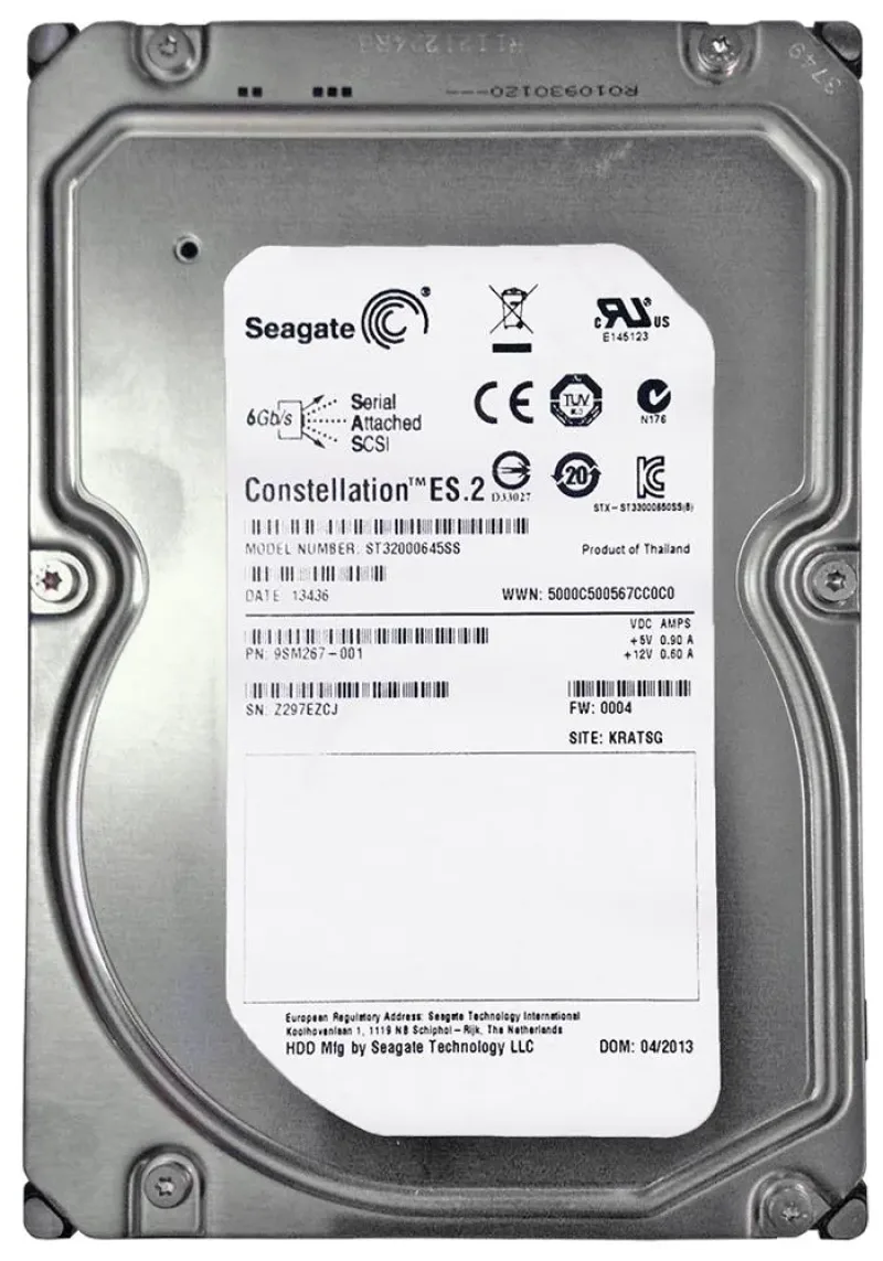 9SM267-001 - Seagate Constellation ES.2 2TB 7200RPM SAS 6Gb/s 64MB Cache (512n) 3.5-inch Hard Drive