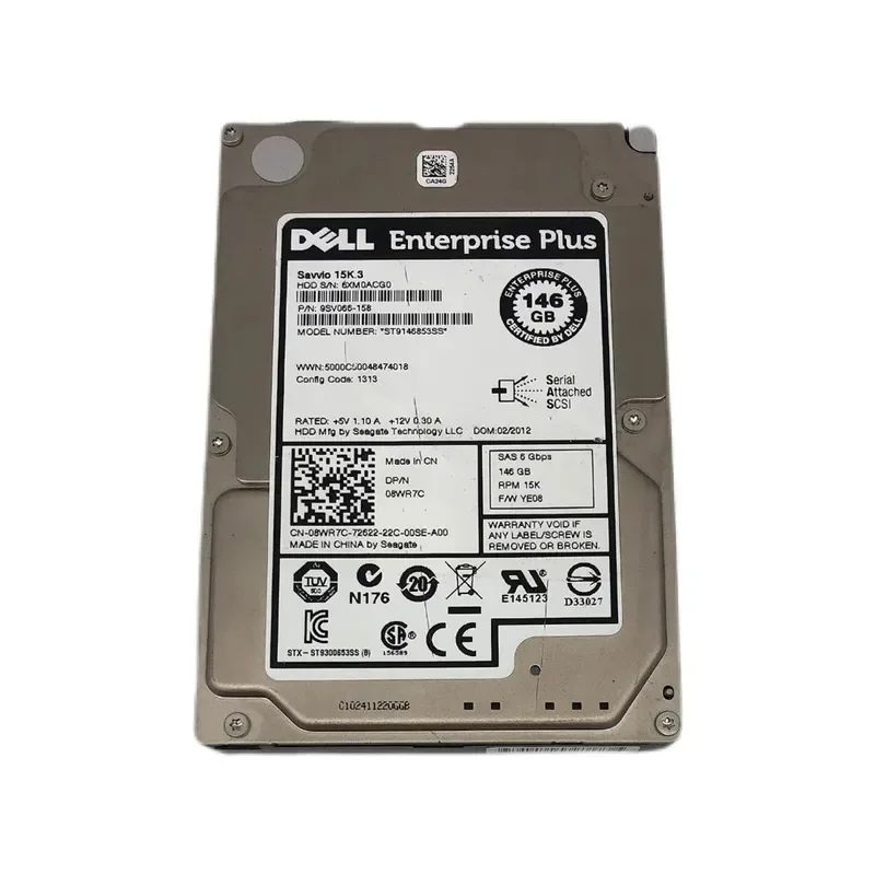 9SV066-158 - Seagate Savvio 15K.3 146GB 15000RPM SAS 6Gb/s 64MB Cache 2.5-inch Hard Drive