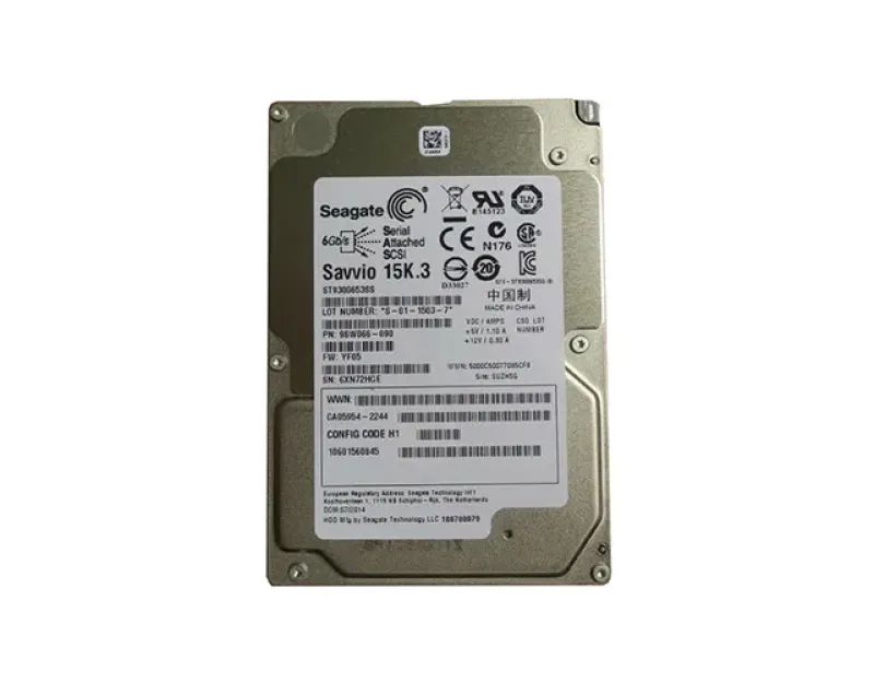 9SW066-090 - Seagate Savvio 15K.3 300GB 15000RPM SAS 6Gb/s 64MB Cache (SED) 2.5-inch Hard Drive