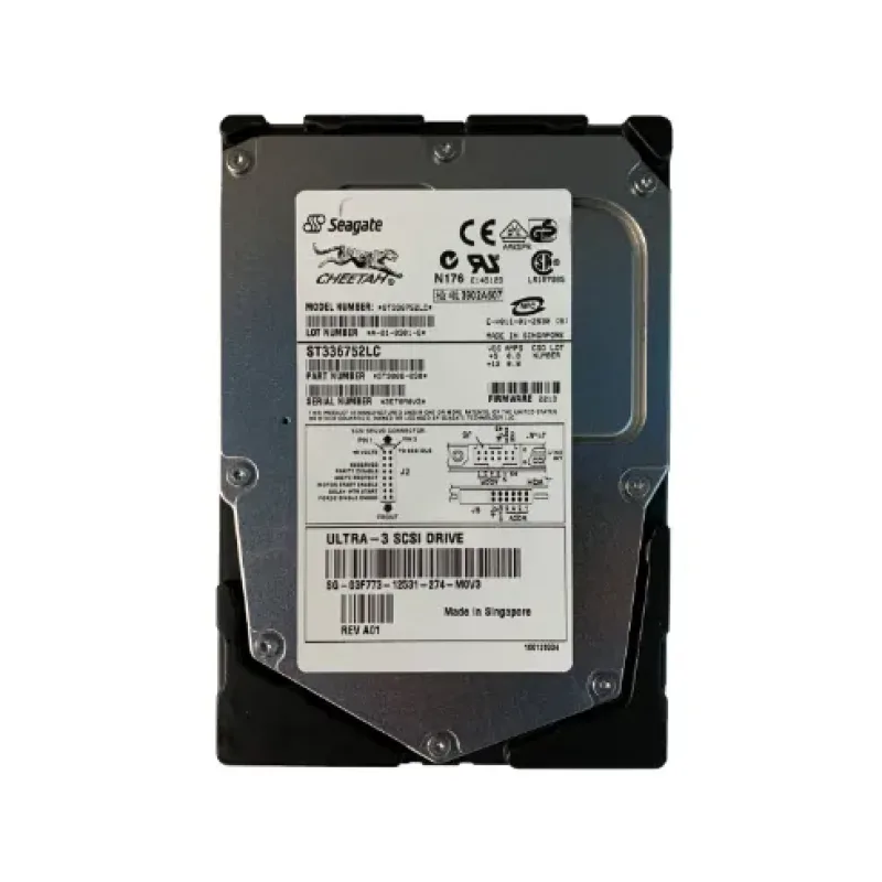9T3006-002 - Seagate Cheetah X15 36.7GB 15000RPM Ultra160 SCSI 8MB Cache 80-Pin 3.5-inch Hard Drive