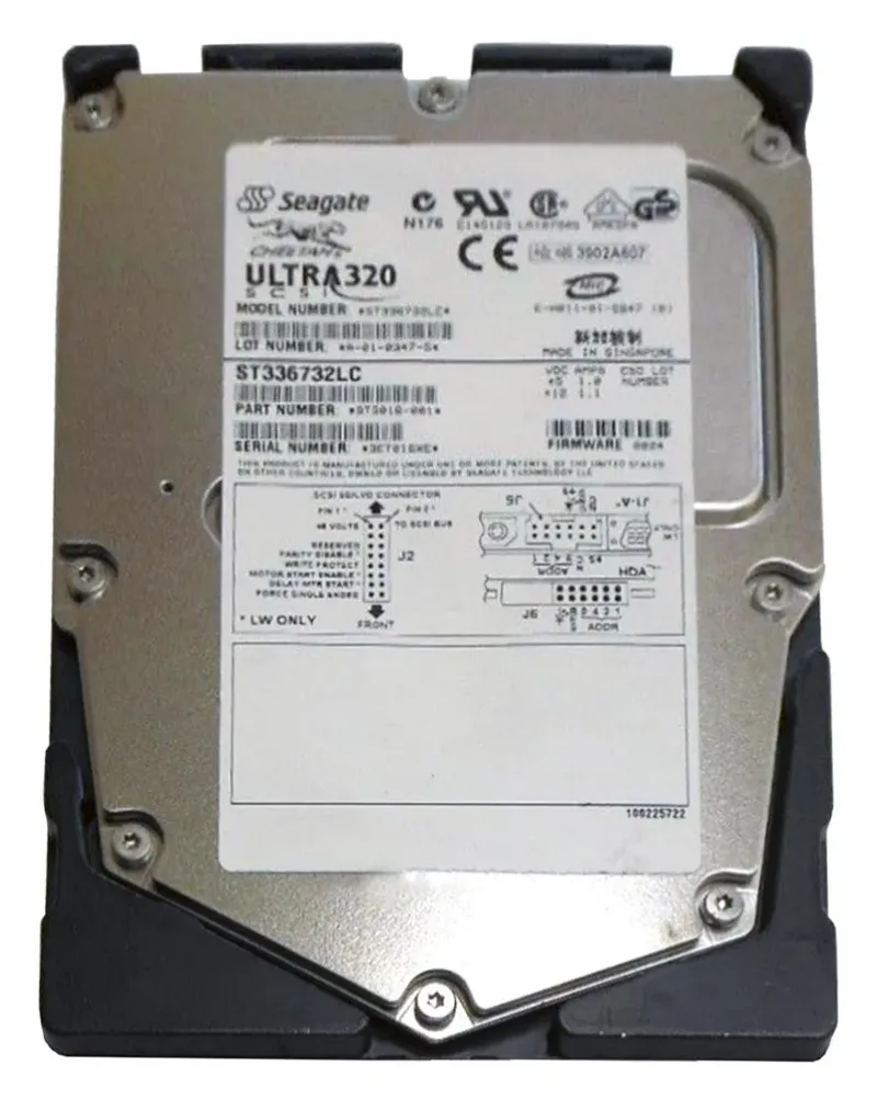 9T3016-001 - Seagate Cheetah X15 36.7GB 15000RPM Ultra320 SCSI 8MB Cache 80-Pin 3.5-inch Hard Drive