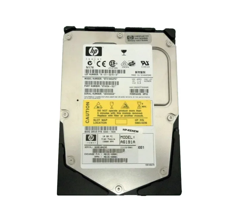 9T4004-021 - Seagate 18GB 15000RPM Fibre Channel 2Gb/s 3.5-inch Hard Drive