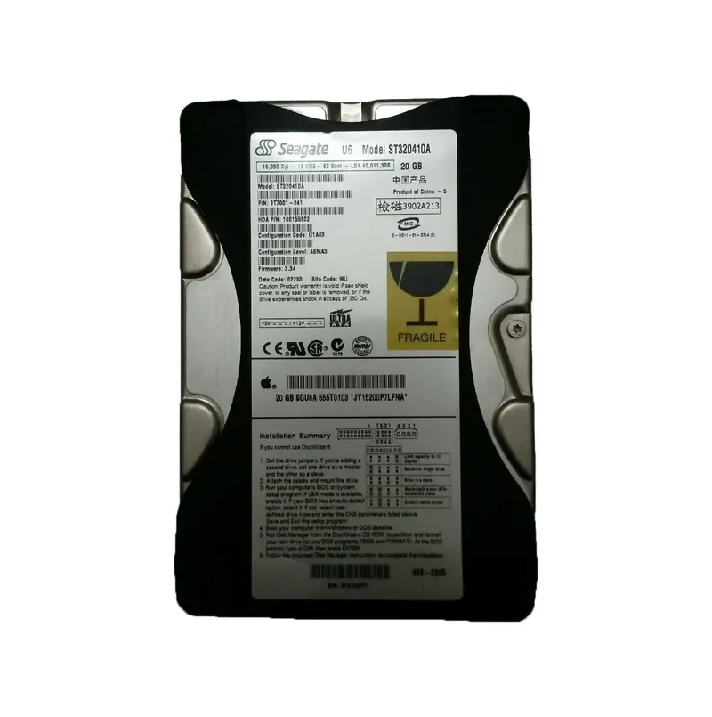 9T7001-041 - Seagate U6 20GB 5400RPM ATA-100 2MB Cache 3.5-inch Hard Drive
