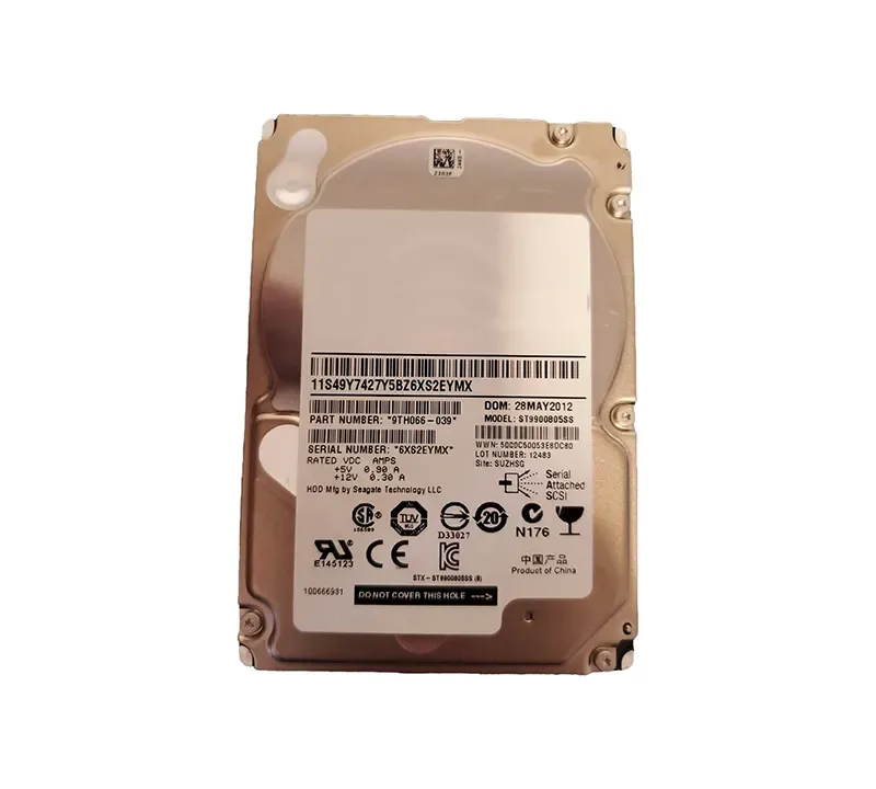 9TH066-039 - Seagate 900GB 10000RPM SAS 6Gb/s 64MB Cache 2.5-inch Hard Drive