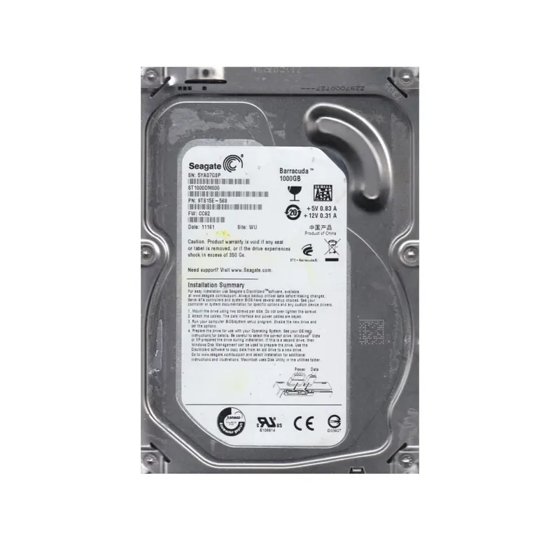 9TS15E-568 - Seagate 1TB 7200RPM SATA 3Gb/s 3.5-inch Hard Drive