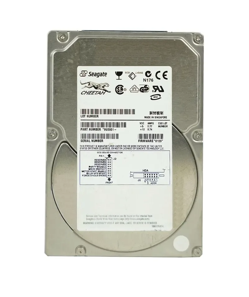 9U3001-031 - Seagate Cheetah 36ES 18.4GB 10000RPM Ultra160 SCSI 80-Pin 4MB Cache (CE) 3.5-inch Hard Drive