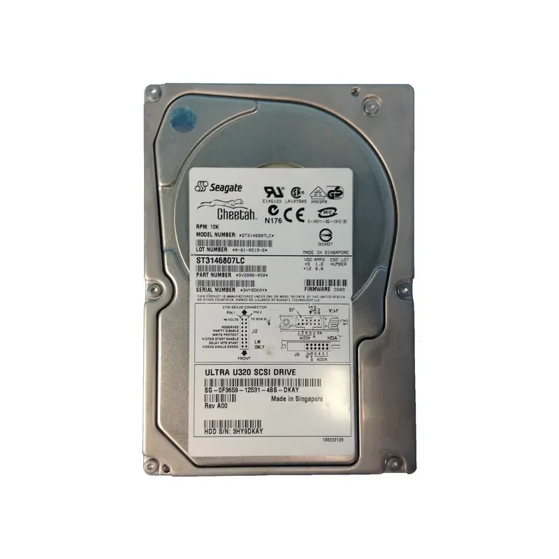 9V2006-050 - Seagate Cheetah 10K.6 146.8GB 10000RPM Ultra320 SCSI 8MB Cache 80-Pin 3.5-inch Hard Drive