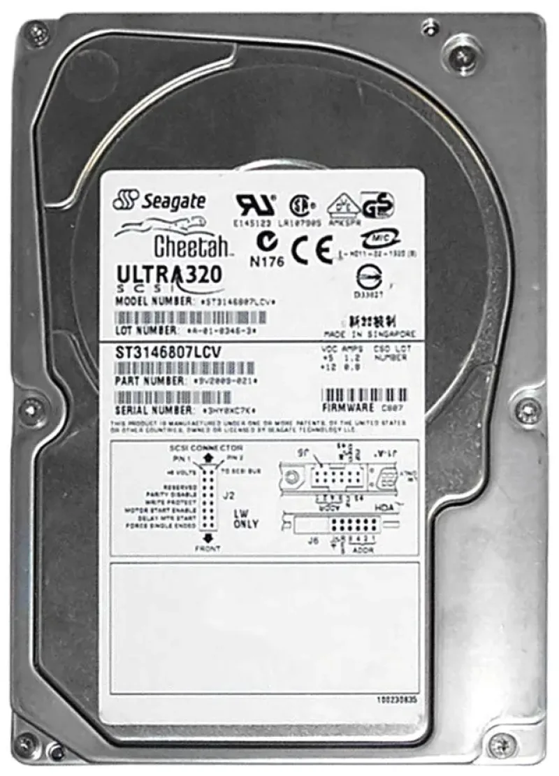 9V2009-021 - Seagate 147GB 10000RPM Ultra320 SCSI 3.5-inch Hard Drive
