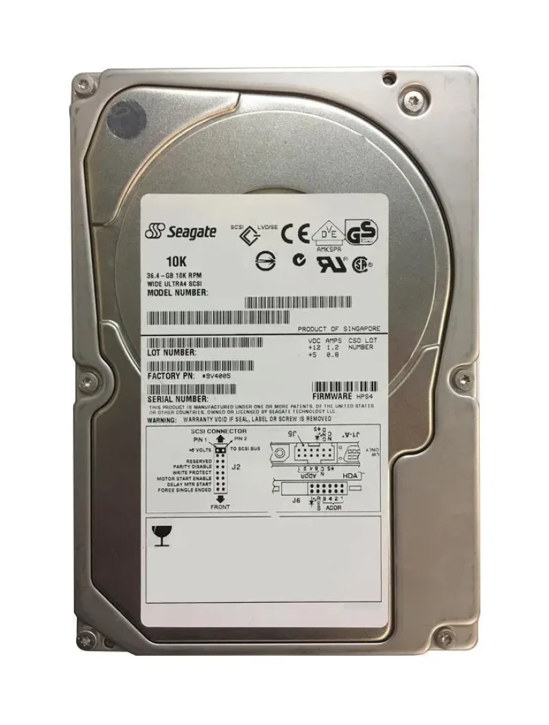 9V4005-033 - Seagate 36GB 10000RPM Ultra320 SCSI 3.5-inch Hard Drive