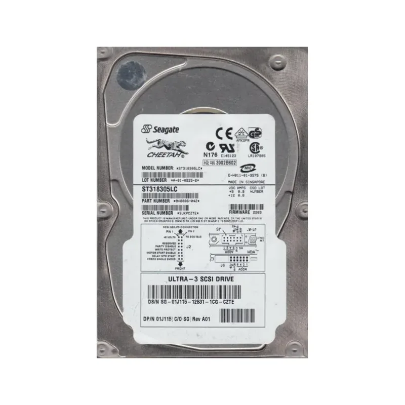 9V8006-042 - Seagate Cheetah 18.4GB 10000RPM Ultra160 SCSI 80-Pin 4MB Cache 3.5-inch Hard Drive