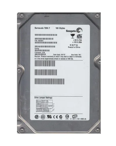 9W2001-002 - Seagate BarraCuda 7200.7 160GB 7200RPM IDE Ultra ATA/100 (ATA-6) 2MB Cache (CE) 3.5-inch Hard Drive