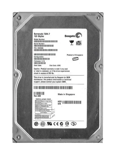 9W2002-017 - Seagate BarraCuda 7200.7 120GB 7200RPM IDE Ultra ATA/100 (ATA-6) 2MB Cache 3.5-inch Hard Drive