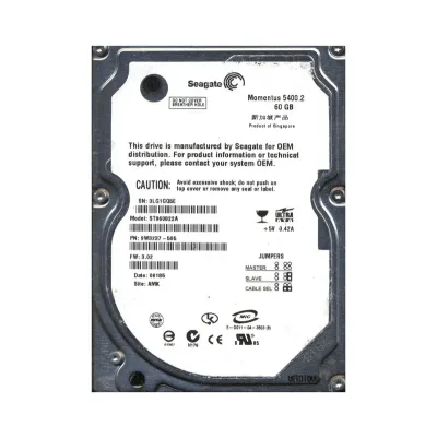 9W3237-505 - Seagate 60GB 5400RPM ATA-100 8MB Cache 2.5-inch Hard Drive