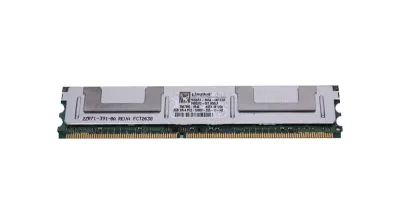 9W657NAAINTC0F - Kingston 2GB DDR2-667MHz PC2-5300 ECC Fully Buffered CL5 240-Pin DIMM Dual Rank Memory Module