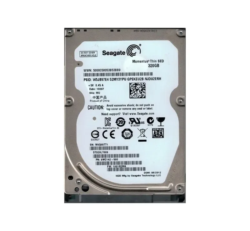 9WC142-500 - Seagate 320GB 7200RPM SATA 3Gb/s 2.5-inch Hard Drive