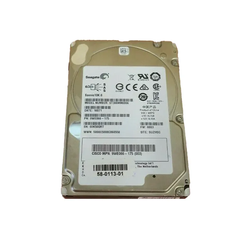 9WE066-175 - Seagate 300GB 10000RPM SAS 6Gb/s 64MB Cache 2.5-inch Hard Drive