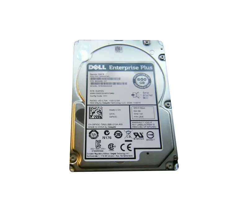 9WG066-157 - Seagate 600GB 10000RPM SAS 6Gb/s 2.5-inch Hard Drive with PS6500 PS6510 Tray