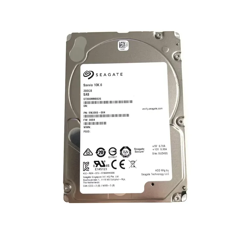 9WJ066-004 - Seagate 300GB 10000RPM SAS 6Gb/s 2.5-inch Hard Drive