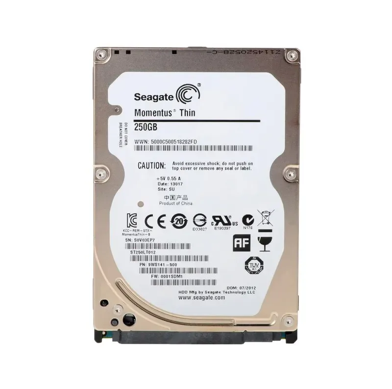9WS141-500 - Seagate 250GB 5400RPM SATA 3Gb/s 2.5-inch Hard Drive