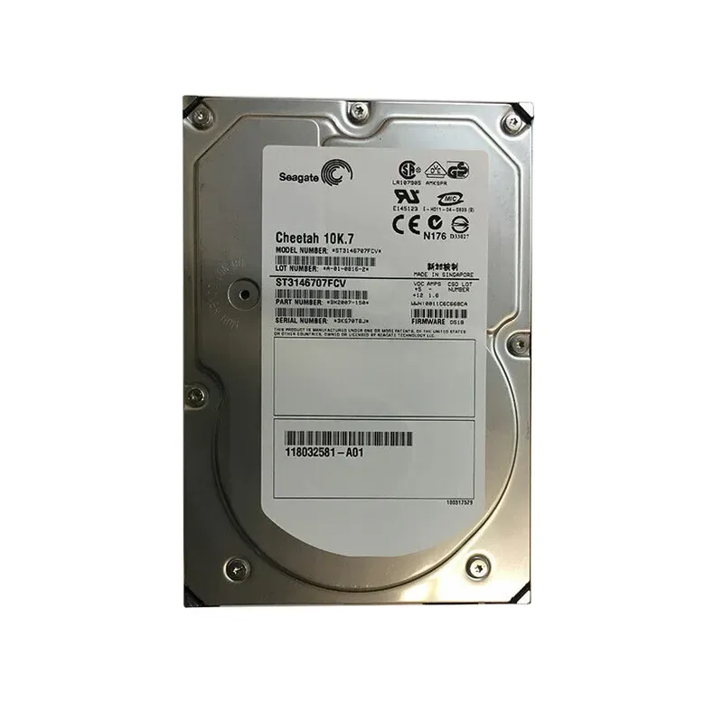 9X2007-150 - Seagate Cheetah 10K.7 146GB 10000RPM Fibre Channel 2Gb/s 8MB Cache 3.5-inch Hard Drive