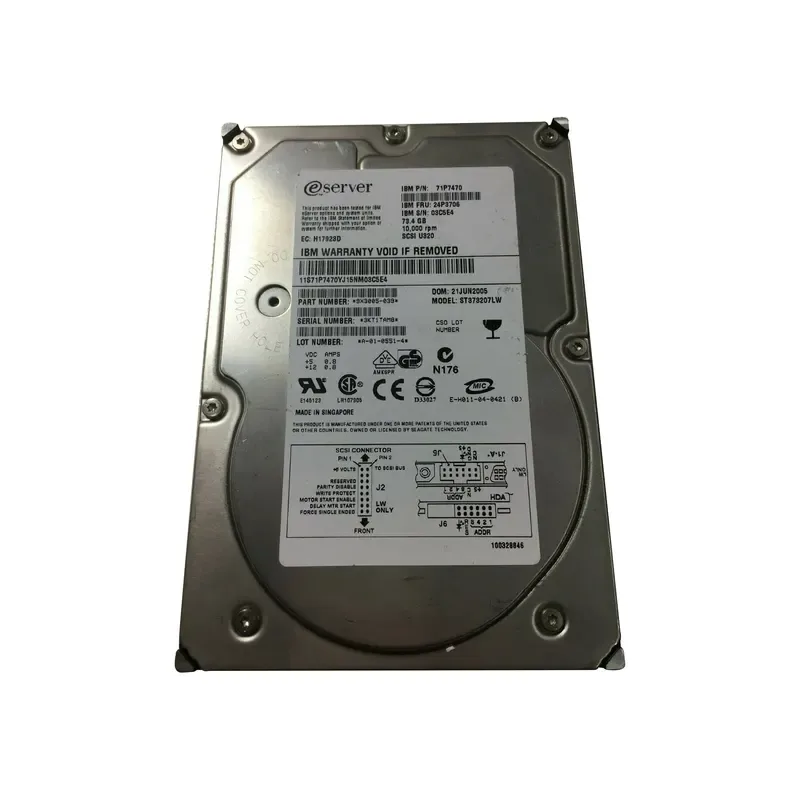 9X3005-039 - Seagate Cheetah 10K.7 73.4GB 10000RPM Ultra320 SCSI 68-Pin 8MB Cache 3.5-inch Hard Drive