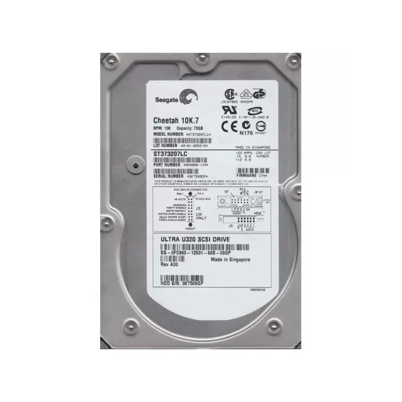 9X3006-143 - Seagate Cheetah 10K.7 73.4GB 10000RPM Ultra320 SCSI 8MB Cache 80-Pin 3.5-inch Hard Drive