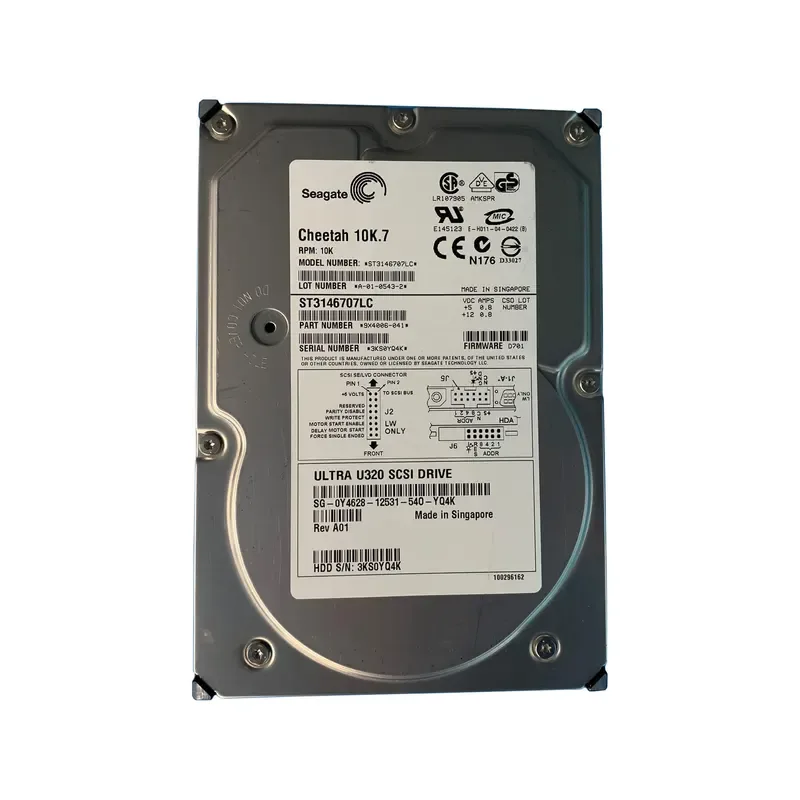 9X4006-041 - Seagate 146GB 15000RPM Ultra320 SCSI 3.5-inch Hard Drive