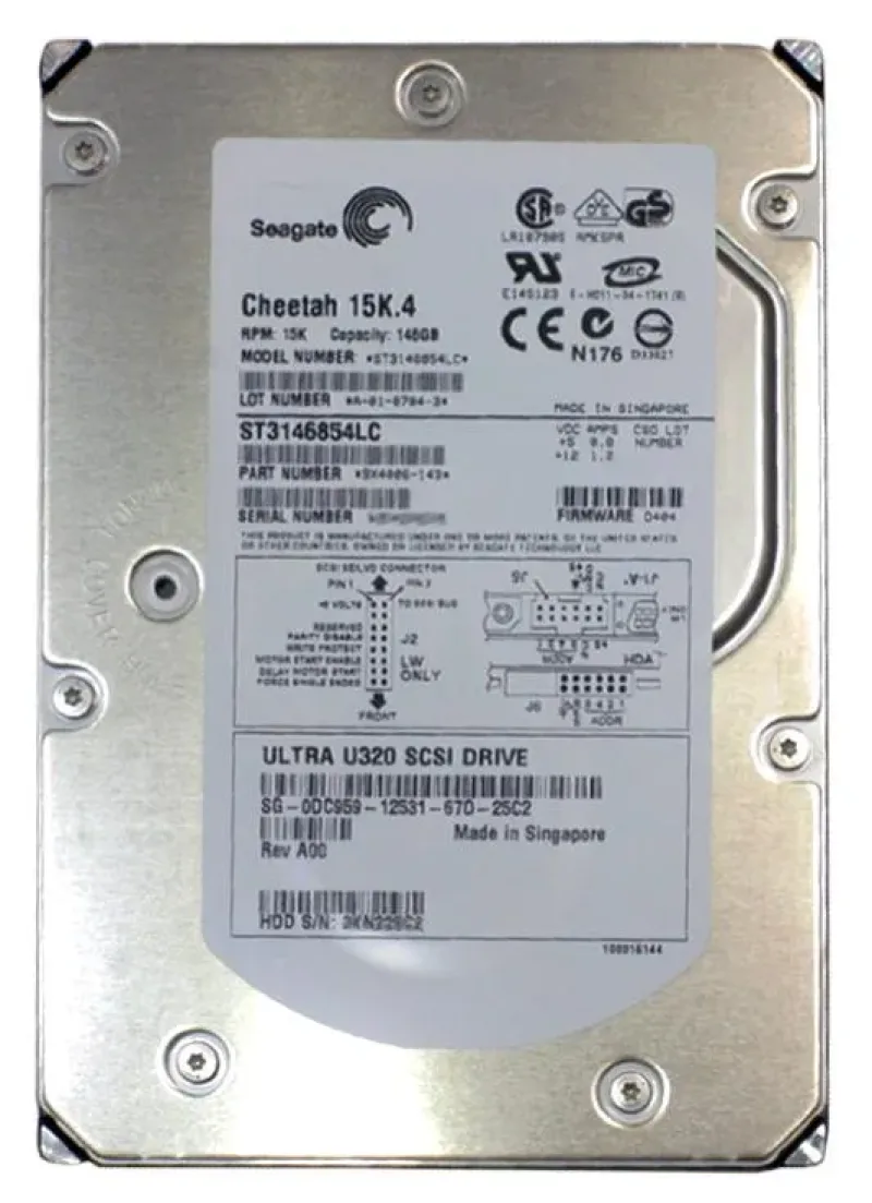 9X4006-143 - Seagate Cheetah 15K.4 146GB 15000RPM Ultra320 SCSI 8MB Cache 80-Pin (CE) 3.5-inch Hard Drive