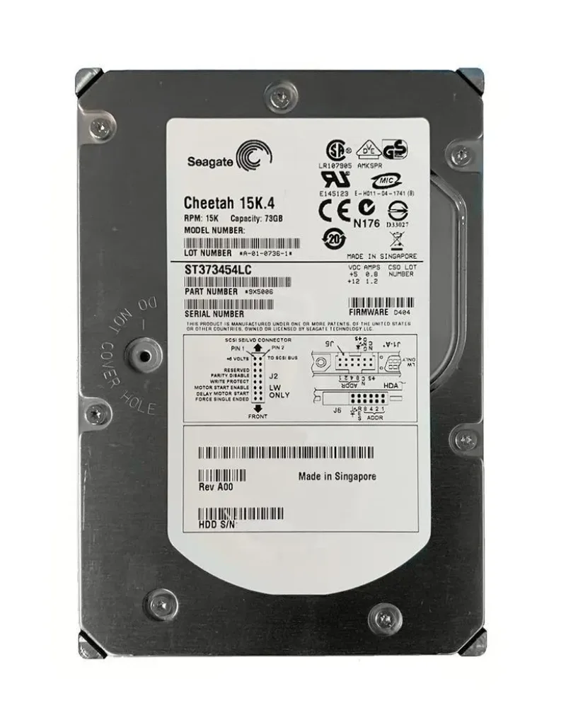 9X5006-080 - Seagate Cheetah 15K.4 73GB 15000RPM Ultra320 SCSI 8MB Cache 80-Pin 3.5-inch Hard Drive