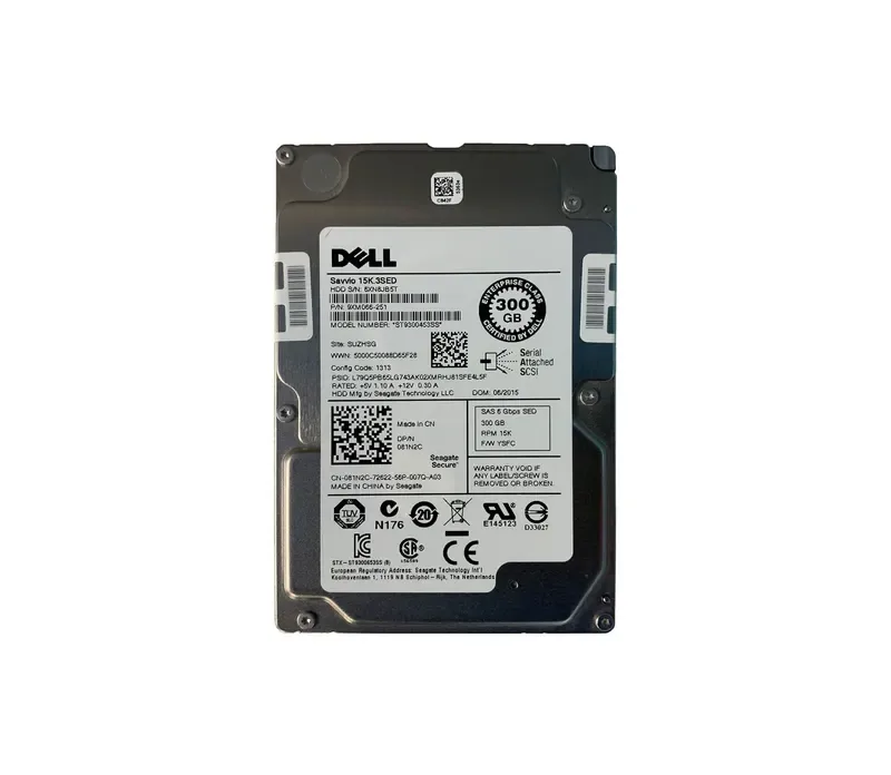 9XM066-251 - Seagate 300GB 15000RPM SAS 6Gb/s Self-Encrypting 2.5-inch Hard Drive